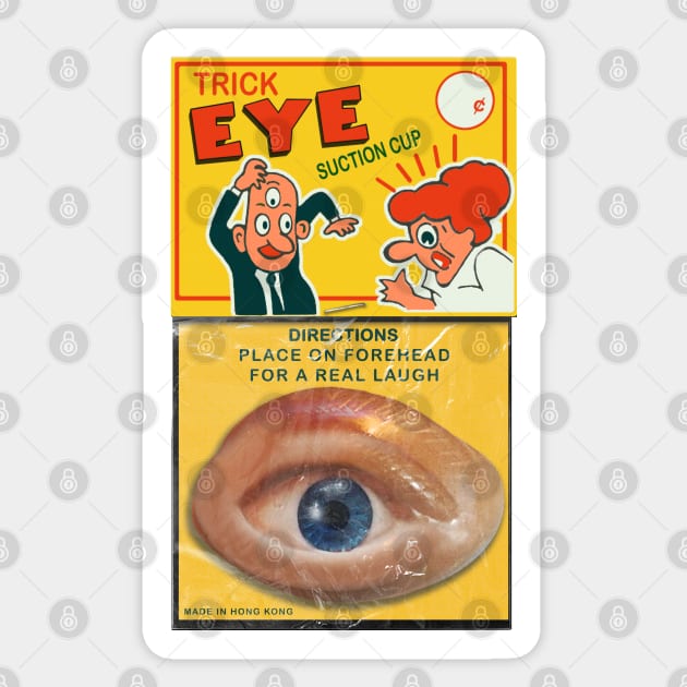 Trick Eye Joke Sticker by Uncle Pickles